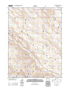 Reno Reservoir 2013 topographic map thumbnail