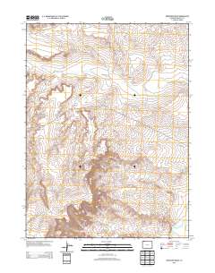 Reservoir Draw 2013 topographic map thumbnail