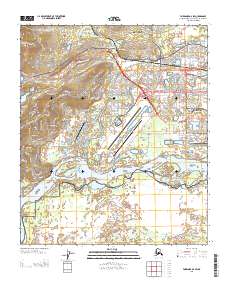 Fairbanks D-2 SW 2013 topographic map thumbnail
