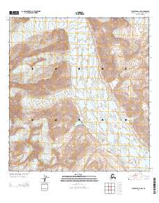 Talkeetna D-2 SW 2014 topographic map thumbnail