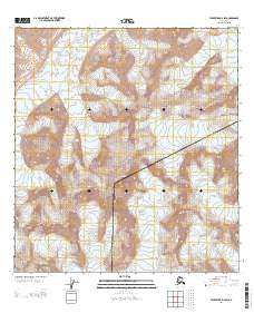 Talkeetna D-4 SW 2014 topographic map thumbnail