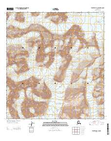 Talkeetna D-2 NW 2014 topographic map preview