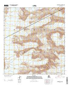 Talkeetna D-3 NE 2014 topographic map thumbnail