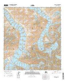 Denali A-3 SW 2015 topographic map thumbnail