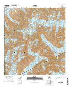 Denali A-1 NW 2015 topographic map preview