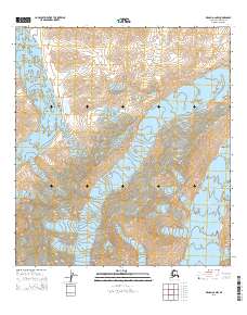 Denali A-2 NW 2015 topographic map thumbnail