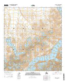 Denali A-3 NE 2015 topographic map thumbnail