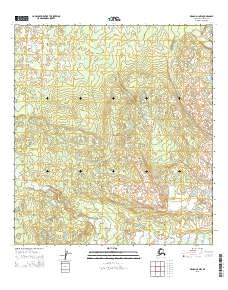 Denali A-4 NW 2015 topographic map thumbnail