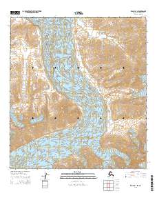 Denali B-1 SW 2015 topographic map thumbnail