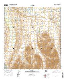 Denali B-2 SW 2015 topographic map thumbnail