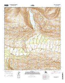 Denali B-2 NW 2015 topographic map thumbnail