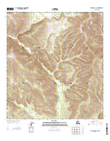 Tanacross A-1 SW 2013 topographic map thumbnail