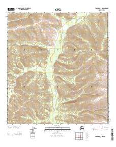 Tanacross A-1 NE topographic map thumbnail