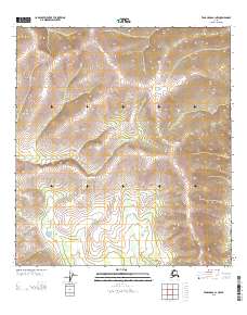 Tanacross A-1 NW 2013 topographic map thumbnail