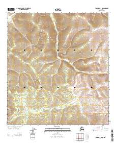 Tanacross A-2 NE 2013 topographic map thumbnail