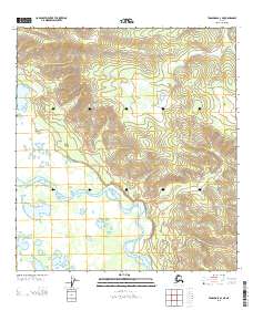 Tanacross A-3 NE 2013 topographic map thumbnail