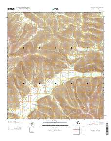 Tanacross B-2 NW topographic map thumbnail
