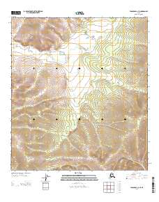 Tanacross C-2 SE topographic map thumbnail