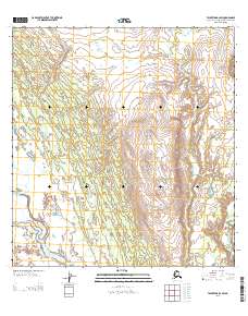 Talkeetna B-2 SW 2013 topographic map thumbnail