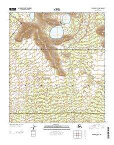 Fairbanks B-1 SW topographic map thumbnail
