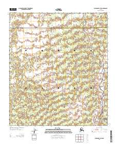 Fairbanks B-5 SW topographic map thumbnail