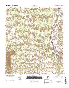 Fairbanks B-1 NE 2013 topographic map thumbnail