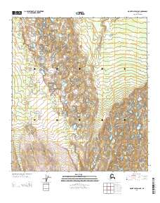 Mount Hayes D-5 NE topographic map thumbnail