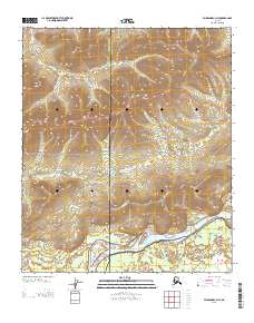 Fairbanks C-4 NE 2013 topographic map thumbnail