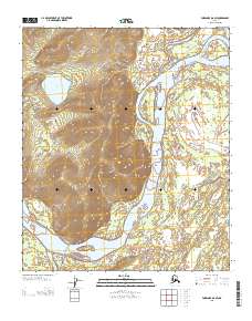 Fairbanks D-6 SW topographic map thumbnail