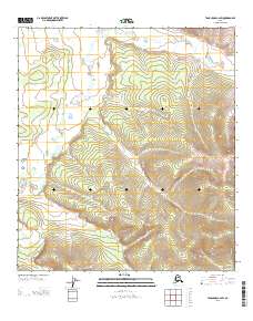 Tanacross C-2 SW topographic map thumbnail