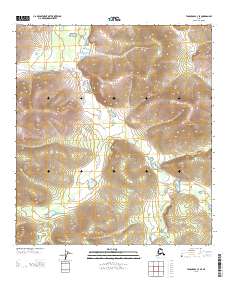 Tanacross C-4 SE topographic map thumbnail