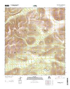 Tanacross C-4 SW topographic map thumbnail