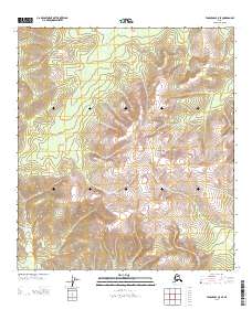 Tanacross C-5 SE 2013 topographic map thumbnail
