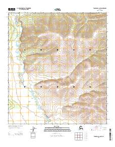 Tanacross C-2 NW topographic map thumbnail