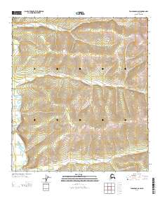 Tanacross D-2 SW topographic map thumbnail