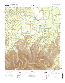 Tanacross D-5 SE topographic map thumbnail