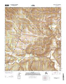 Tanacross D-3 NE topographic map thumbnail
