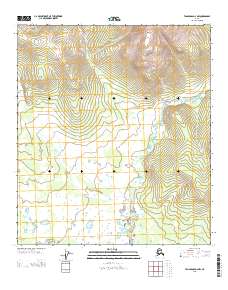 Tanacross D-4 NW topographic map thumbnail