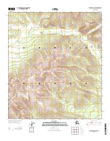 Tanacross D-5 NW topographic map thumbnail