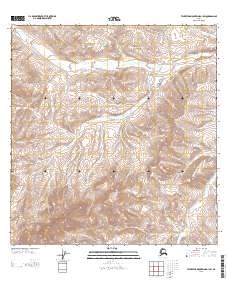 Talkeetna Mountains A-1 SW 2013 topographic map preview