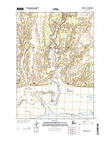 Tyonek B-1 SW 2013 topographic map thumbnail
