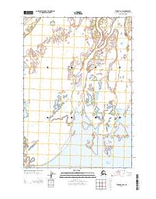 Tyonek B-2 SW 2013 topographic map thumbnail