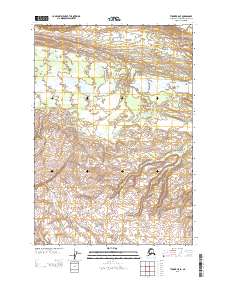 Tyonek B-5 SE topographic map thumbnail