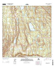 Gulkana A-6 SE 2013 topographic map thumbnail