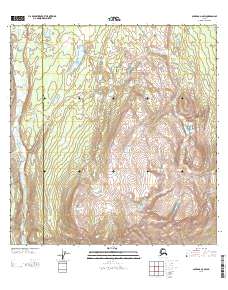 Gulkana A-6 SW 2013 topographic map thumbnail