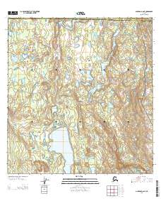Gulkana A-6 NE 2013 topographic map thumbnail