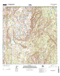 Gulkana A-6 NW 2013 topographic map thumbnail