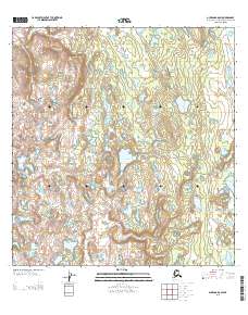 Gulkana B-6 SW 2013 topographic map thumbnail