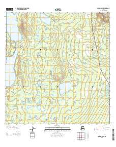 Gulkana B-4 NE 2013 topographic map thumbnail