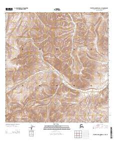 Talkeetna Mountains A-1 NW 2013 topographic map thumbnail